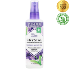 크리스탈 미네랄 인리치드 데오드란트 스프레이 라벤더 화이트티 향 118ml Mineral-Enriched Deodorant Spary