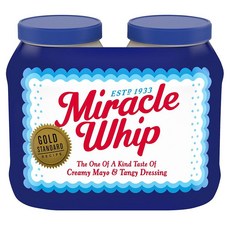 Miracle Whip 미라클 휩 오리지널 드레싱 850g 2팩, 2개