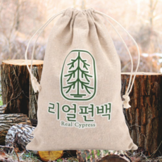 리얼편백 국내산 프리미엄 편백나무큐브 600g + 린넨 마 파우치 + 망주머니 10개, 1세트, 편백큐브