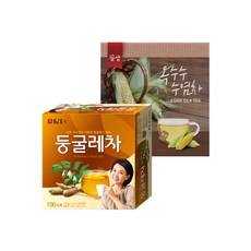 담터 둥굴레차 100T + 꽃샘 옥수수수염차 100T (200T), 120g, 2개