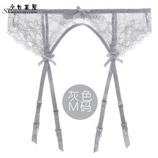 퍼니윙 리본양말 소녀 아름다운 방 구미 프렌치시크 섹시 레이스 초슬림 투명하고 얇다 가터벨트 여성 끈나시 슬립 시스루