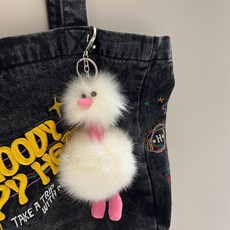 코지모지키링 타조 미니 버드 가방 열쇠고리 키링