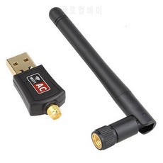 WinXP Vista 용 600Mbs 802.11ac 무선 USB WIFI 이더넷 어댑터 Win 7 8 10 M, 상세내용참조