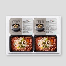 사미헌 갈비탕 2팩 [1팩 1kg] 야채담은 소불고기 2팩 [1팩 400g, 2개, 단품, 1000g