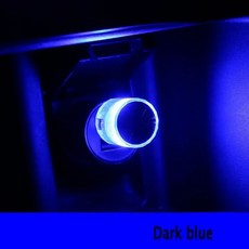 자동차 미니 USB LED 주변 조명 장식 분위기 램프 실내 환경 자동 PC 컴퓨터 휴대용 플매트 매트 카펫 러그 플레이, 파란, 2.ice blue