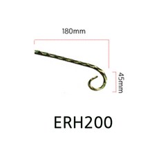철단조부속 3 시리즈 단조난간대 부속 철단조 난간동자 계단 메란다 휀스 방범창, ERH200, 1개
