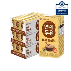 연세두유 16곡 꿀선식 두유 72팩