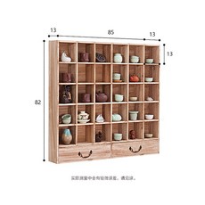 찻장 그릇장식장 한옥카페 진열장 고재가구 빈티지카페 레트로감성 찬장 수납장, 30 그리드 우드