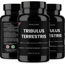 MUSLCARE Tribulus Terrestris Extract 머슬케어 트리블러스 테레스트리스 추출물 1500mg 180캡슐, 1개, 180정
