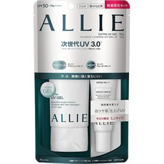 ALLIE 알리 엑스트라UV 젤N 90g + 뉘앙스 체인지UVWT(백윤기 )미니15g부 한정세트 SPF50+ PA++++ 썬크림