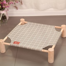 고양이침대 고양이집 원목 행군침대 사계절 애견동물침대, C01-직사각형 53cm* 넓이 48cm* 높이 13cm