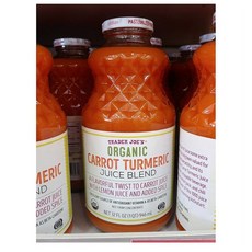 Trader Joe's 트레이더조 캐럿 터메릭 주스, 5개, 946ml