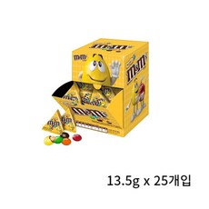 엠앤엠즈 피넛 픽앤믹스 초콜릿, 13.5g, 25개입