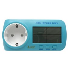 서준전기 디지털 소비 전력 전기 요금 사용요금 콘센트 측정기 전력량계 가정용 사무용 SJPM-C16, 1