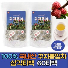 100%꾸지뽕잎차 국내산꾸지뽕차 꾸지뽕차티백1g 삼각티백60T 구찌뽕차 꾸지뽕잎 구지뽕 뽕잎차 침출차 꾸지뽕잎 추출물 꾸지뽕 열매 선물용 건강차, 60개, 1g, 2개