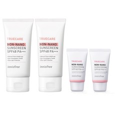 이니스프리 논나노 무기자차 선크림 SPF48 50ml 2개 + 20ml 2개
