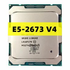중고 Xeon E5 2673V4 CPU SR2KE 20 코어 2.30GHZ 50MB 14nm 135W LGA2011-3 E5 2673 V4 프로세서 E5-2673V4