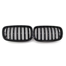글로스 블랙 더블 슬랫 그릴 자동차 앞 범퍼 그릴 BMW X5 E70 X6 E71 2007-2013 자동차 액세서리 1 쌍, 01 CHINA, 1개