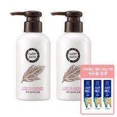 해피바스 산뜻한 쑥 여성청결제 2개 + 사은품 치약 3개, 200ml