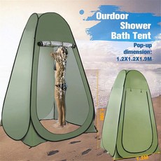 글램핑텐트 텐트 글램핑 휴대용 야외 캠핑 샤워 간단한 목욕 탈의실 모바일 낚시 사진, 3.windowless single
