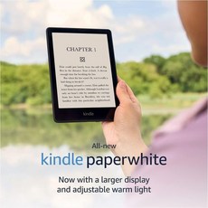 인증 리퍼비쉬 Kindle Paperwhite(8GB) – 이제 6.8인치 디스플레이와 조정 가능한 따뜻한 조명 광고 지원