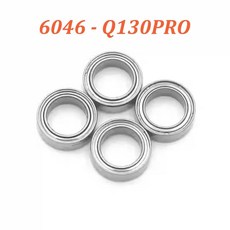 Q130Pro RC 자동차 부품 터닝 샤프트 기어 베어링 풀 로드 스티어링 컵 스윙 암 모터 타이어 나사 쉘 지지대, 6046, 1개