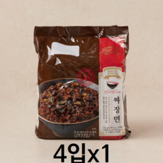 피코크 맛이차이나 짜장면 128g, 4개