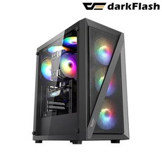 다크플래시 darkFlash DK260 Air MESH RGB 강화유리 PC케이스 (블랙)