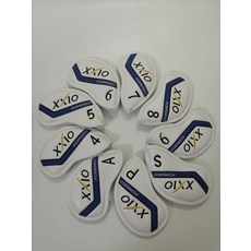 깔끔한 XXIO FORGED 아이언 커버 9개 세트, 벨크로—화이트