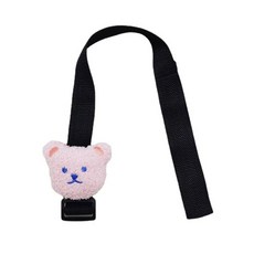 프램 안전 손목 스트랩 아기 유모차 벨트 손 제어 목줄과 곰돌이 머리 푸시체어 A XLMZL, 1개