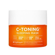 나이팅게일 C-토닝 슬리핑 마스크, 100ml, 3개