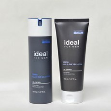 아이디얼 포맨 프레시 올인원 젤 로션 150ml+150ml [클렌저 샘플 증정], 2개