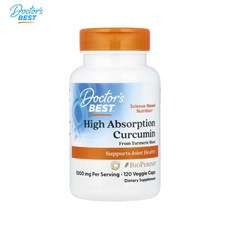 닥터스베스트 커큐민 High Absorption Curcumin 1000mg 120캡슐, 120정, 1개
