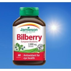 [캐나다] 자미에슨 빌베리 2000mg 60정 - Jamieson Bilberry, 1개