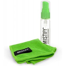 내추럴 스크린 클리너 40ml 및 마이크로 파이버 클로스 식별 [스마트폰 태블릿 터치 스크린 키보드 올롭호빅 스마트워치 LED L, 1