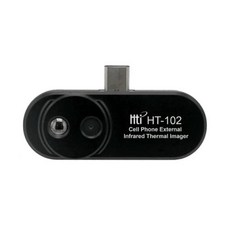 열화상카메라 열측정기 적외선 열감지 HTI HT-102 휴대폰용 IR 해상도 카메라 산업용 바닥 난방 탐색 감지 32x32, 1개
