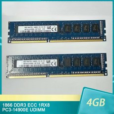 SK 하이닉스 메모리용 UDIMM RAM 4GB 4G 1866 DDR3 ECC 1RX8 PC3-14900E 1 개, 01 4GB, 1개