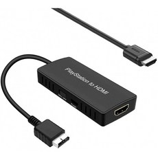 PS2와 HDMI 컨버터 PS2와 HDMI 어댑터 호환되는 소니 플레이스테이션 2/플레이스테이션 3 PS2 게임 콘, 1, 단일상품