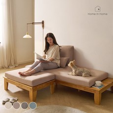 홈인홈 소게 원목 이지클린 패브릭 소파베드 3size_H68A, C. 2000 소파베드_H66, 베이지