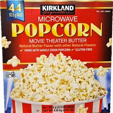 팝콘 커클랜드 시그니춰 전자레인지 93.5g x 44팩 [Costco], 44개