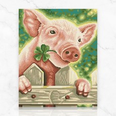 네잎클로버십자수