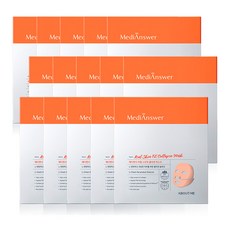 메디앤서 리얼 스킨핏 콜라겐 마스크팩X60매, 단품, 단품