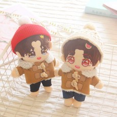 EXO COWHORN 코트 인형 드레스 20CM 인형 드레스 코트 청바지 모자 인형 의류, [6] [6 for 20cm exo doll]^+10000