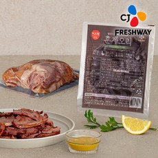 [CJ프레시웨이] 바른원칙 오리훈제(슬라이스 무항생제), 8개, 200g