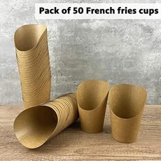 일회용 종이 프렌치 프라이 컵 샤르큐리 DIY 베이킹 도구, 0216pcs_015.57.511.5