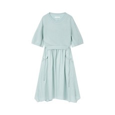  [브랜드매장정품] G-CUT 니트 배색 행커치프 헴 원피스(7212337180) 여성의류 하객룩 치마 정장원피스 