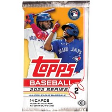 Topps MLB 2022 TOPPS 시리즈 2 야구 하비 박스 TOP 메이저 리그 카드, 1개