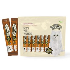푸르미 고양이 몬스터굿라이프 대용량 35g 짜먹는 간식 30p, 연어, 90개입