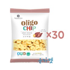 네츄럴코어 올리고칩 45g 강아지간식 30봉 + 펫밀크, 30개