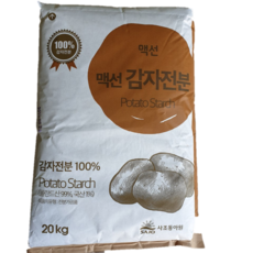 사조동아원 맥선 감자전분20kg 100%, 1개, 20kg